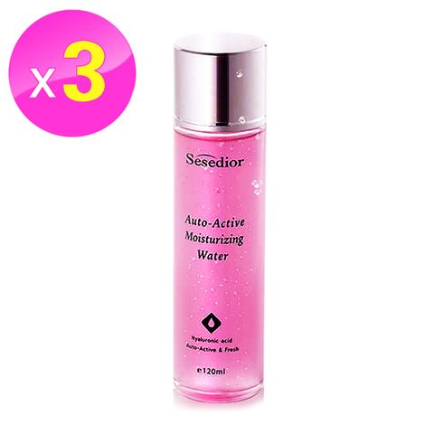 Sesedior 希希娣兒 櫻花美白保濕晶露化妝水3瓶(120ml/瓶)