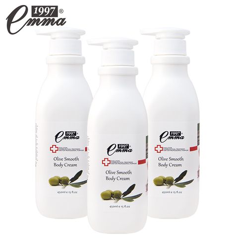 EMMA 1997 橄欖柔嫩身體乳液450ml 3入組
