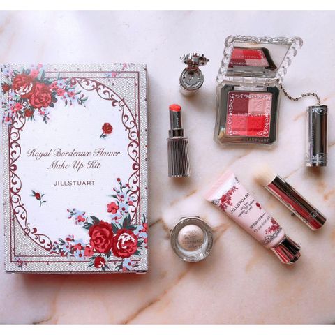 JILL STUART 吉麗絲朵 Royal Bordeaux Flower Make Up Kit 化妝品套裝