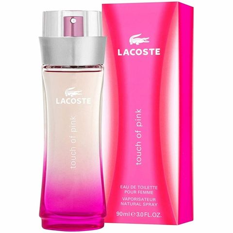 LACOSTE 粉紅觸感女性淡香水 90ml