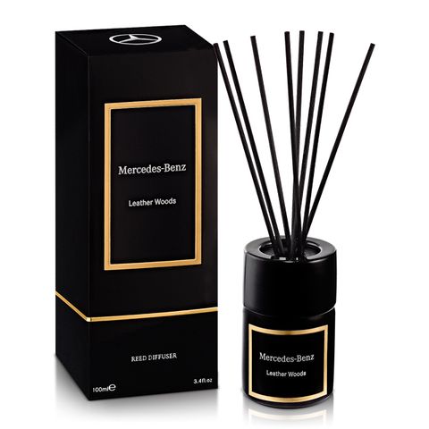 Mercedes Benz 賓士 木質與皮革頂級居家精油擴香組(無酒 精)(100ml)
