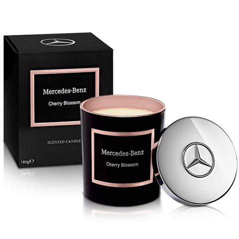 【短效良品】Mercedes Benz 賓士 櫻花綻放頂級居家香氛工藝蠟燭(180g)