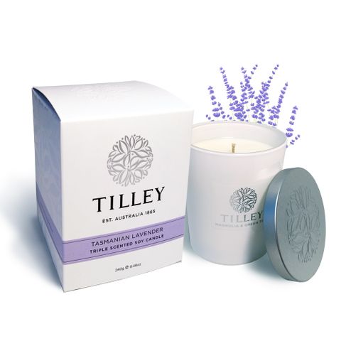 Tilley 百年特莉 薰衣草香氛大豆蠟燭240g