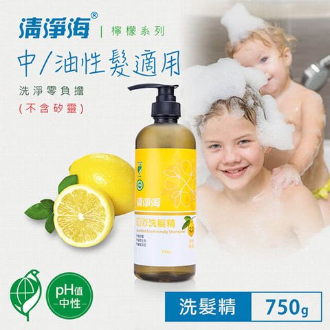 清淨海 環保洗髮精(檸檬) 750gX六入