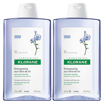 KLORANE 蔻蘿蘭 澎鬆洗髮精 400ml(二入特惠組)