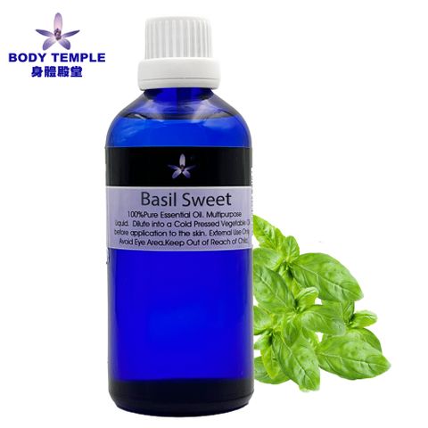 Body Temple 身體殿堂 100%甜羅勒(Basil Sweet)芳療精油100ml