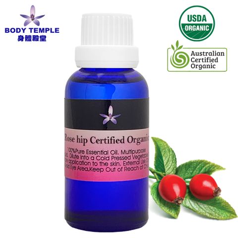 Body Temple 身體殿堂 Body Tempe 100%有機玫瑰果油(Rose hip) 30ml