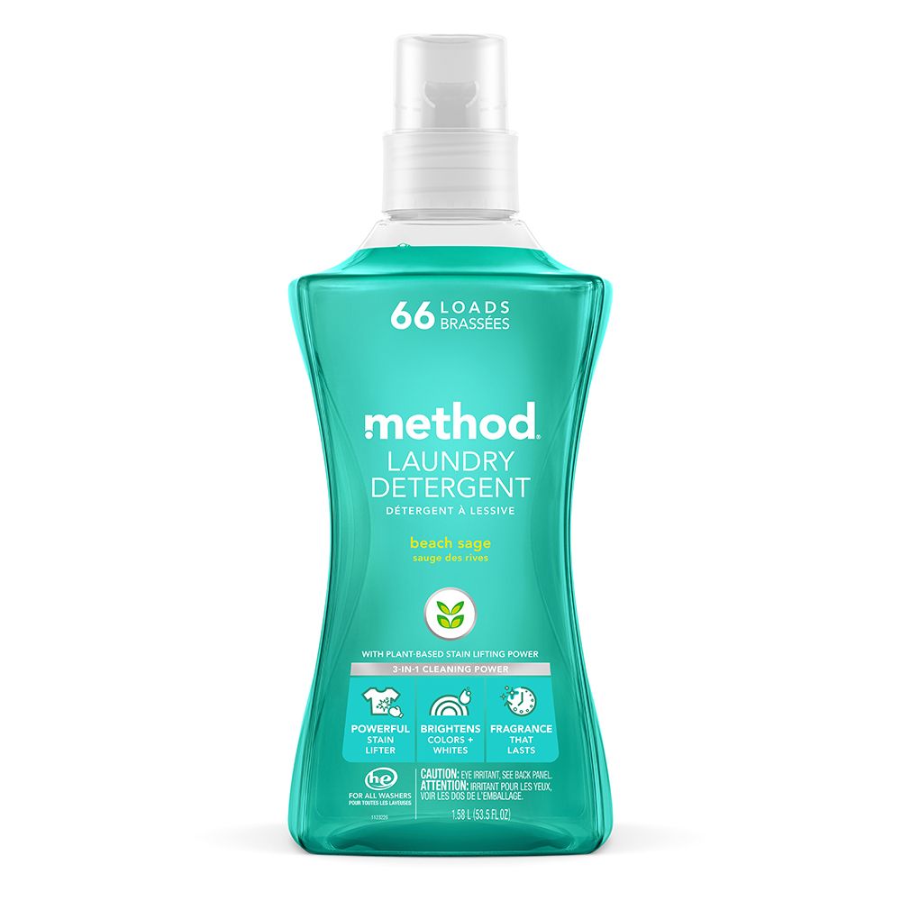 Method 美則  4倍濃縮智慧環保香水洗衣精-海藍鼠尾草1580ml