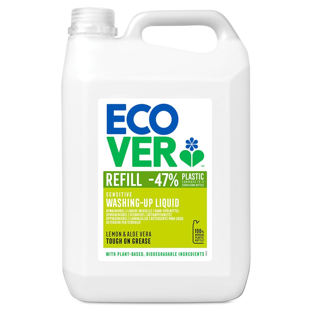 ECOVER 宜珂  親膚洗碗精-萊姆蘆薈 5000ml