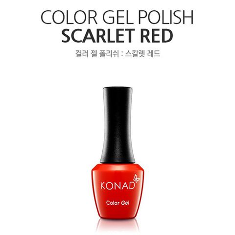 KONAD可卸式彩色凝膠-008 Scarlet Red