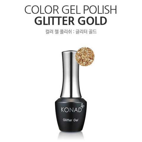 KONAD可卸式彩色凝膠-039 Glitter Gold