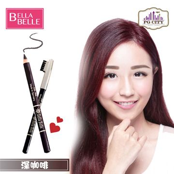 Bella Belle 貝拉蓓兒 兩用防水眉筆 - 深咖啡