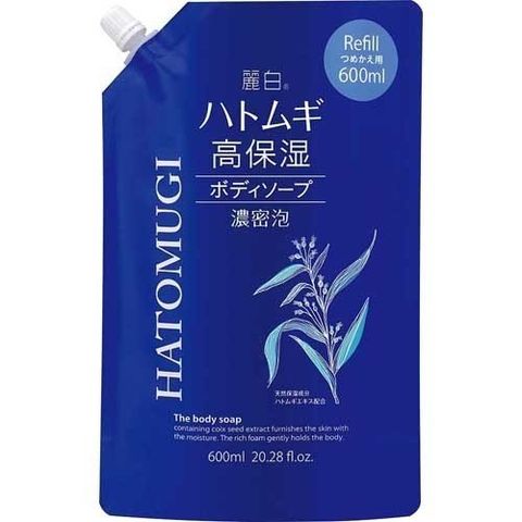 熊野油脂 日本麗白薏仁沐浴乳 補充包600ml