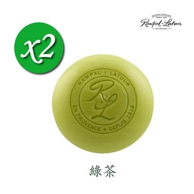  【南法香頌】歐巴拉朵 甜杏仁油香皂-綠茶x2塊(150g/塊)