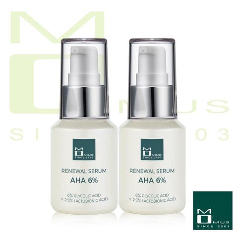 MOMUS 新簡約保養 【南紡購物中心】  AHA 6 果酸毛孔調理淨化露 30ml ( 2入 )