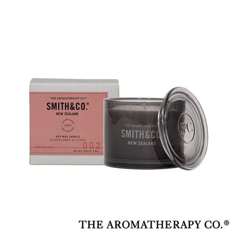 紐西蘭 Aromatherapy Co Smith&Co 系列 Elderflower & Lychee 接骨木花 250g 香氛蠟燭