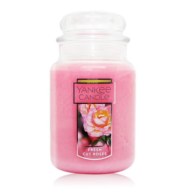 yankee candle 香氛蠟燭-剪裁玫瑰 Fresh Cut Roses(623g) 新版