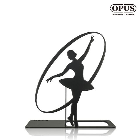 【OPUS東齊金工】歐式鐵藝書擋 - ne05芭蕾