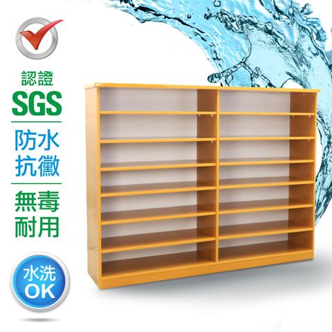 IHouse-SGS 防潮抗蟲蛀塑鋼加寬開放式置物鞋櫃