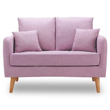 【時尚屋】[MT7]卡洛兒雙人座粉紫色沙發MT7-322-7免組裝/免運費/沙發