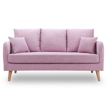 【時尚屋】[MT7]卡洛兒三人座粉紫色沙發MT7-322-8免組裝/免運費/沙發