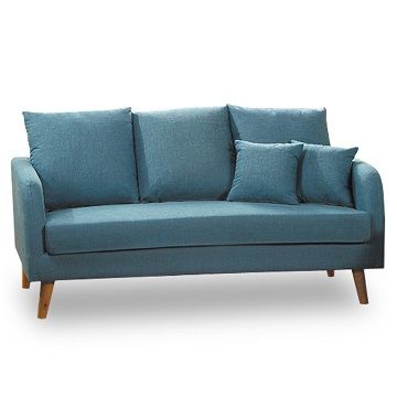 【時尚屋】[MT7]卡洛兒三人座天空藍色沙發MT7-322-12免組裝/免運費/沙發