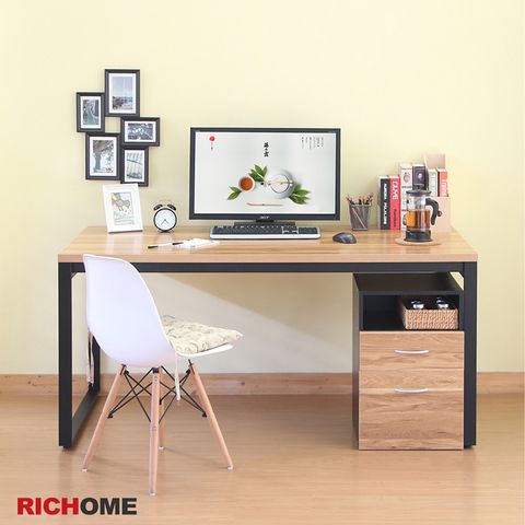 RICHOME 杜克160CM80CM工作桌工作桌/電腦桌/辦公桌/會議桌/長桌/書桌