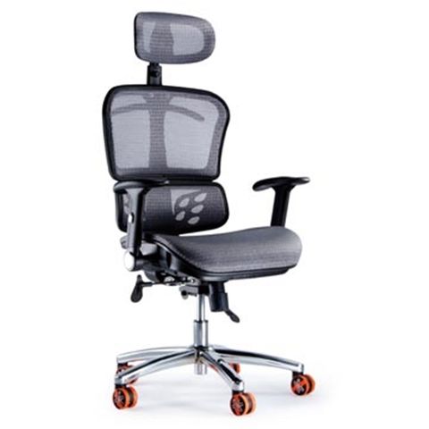 AS-艾略大型特網座墊衣架扶手辦公椅-69x61x126cm