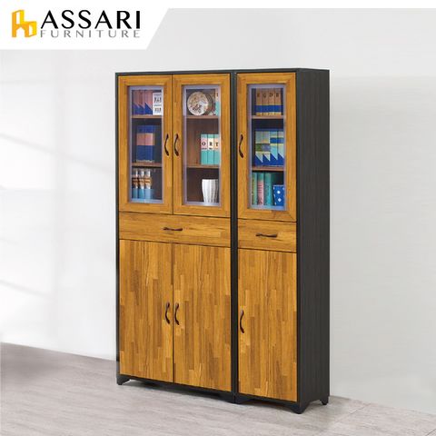 ASSARI -海灣1.3尺書櫃(寬40x深30x高187cm)