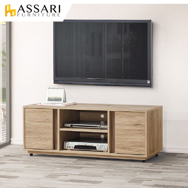 ASSARI -莫蘭迪4尺電視櫃(寬151x深40x高49cm)