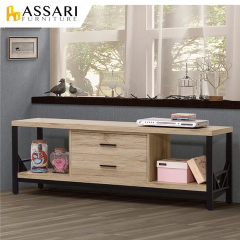 ASSARI-佐久間日式5尺電視櫃(寬150x深41x高53cm)