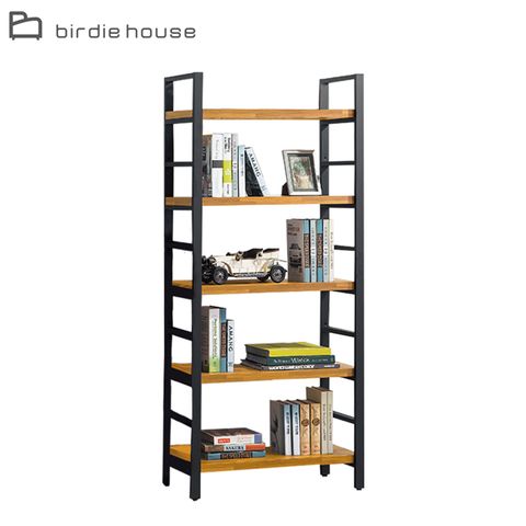 Birdie-德森工業風2.7尺工業風高書架/展示置物架