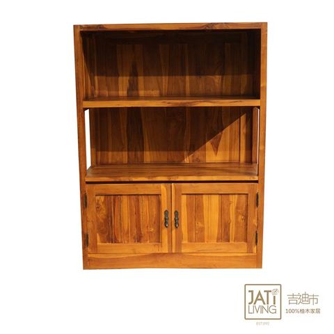 【吉迪市柚木家具】柚木雙層開放式書櫃/收納櫃 RPBC018B