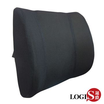 [3D舒適護腰墊] 椅子皆可使用 汽車護腰墊 (黑色)