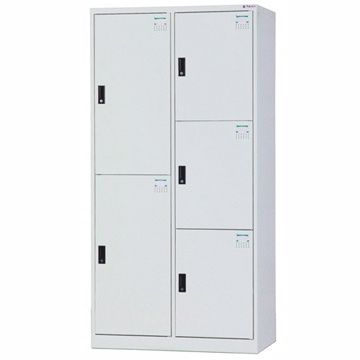 STYLEHOUSE 時尚屋 HDF多用途3x6尺鋼製5格置物櫃HDF-BL-2505