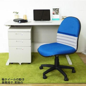 STYLEHOUSE 時尚屋 CD140HF-66灰色辦公桌櫃椅組Y700-8+Y702-19+FG5-HF-66/DIY組裝