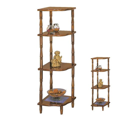 (ONE 生活)家具-實木四層角落架(實木層架)