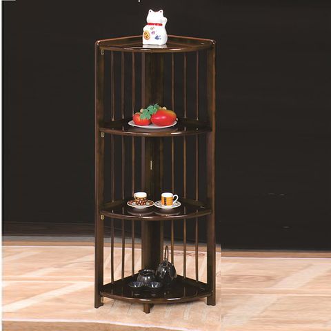 (ONE 生活)家具-實木四層角落架(實木層架)高120cm