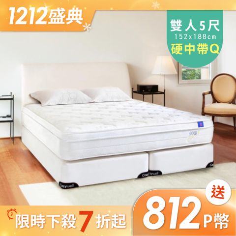 德泰 索歐系列 乳膠620 彈簧床墊 雙人