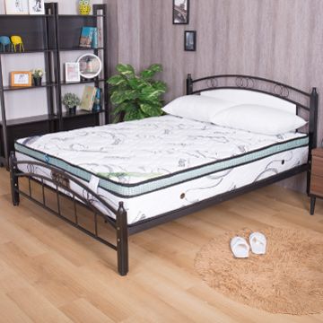 【瑪莉提系列】白金透氣款-天絲布舒眠透氣硬式6尺獨立筒床墊