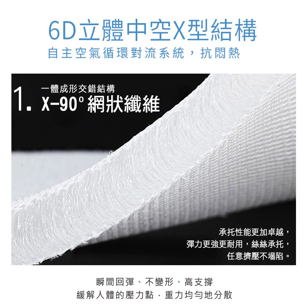 BELLE VIE 6D恆溫可水洗超透氣彈力床墊 (單人加大-105x186cm) 灰色特仕/和室墊/露營墊/瑜珈墊