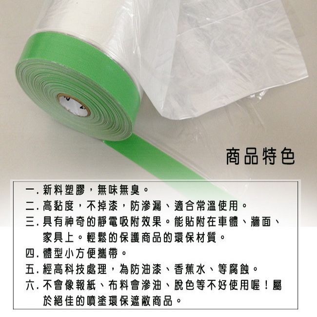 mimo 米夢 【家居】登革熱噴藥必備超高240CM油漆防護膠帶-長12公尺(2入)