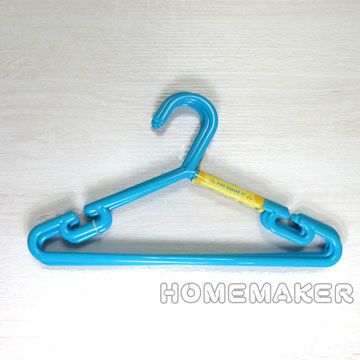 HOME [+幸福雜貨] 衣架(藍)-6組入