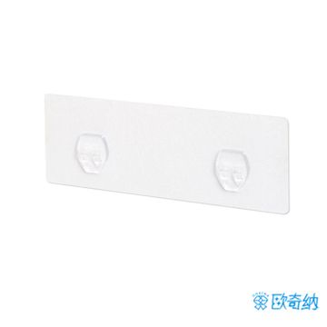 OHKINA 歐奇納 置物架專用長方型重複貼掛勾(7.5x21cm)