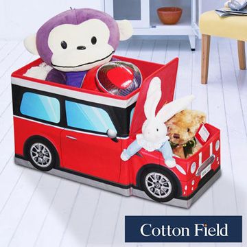 cottonfield 棉花田 【MyCAR】立體汽車造型摺疊收納箱(凳)(6款可選)