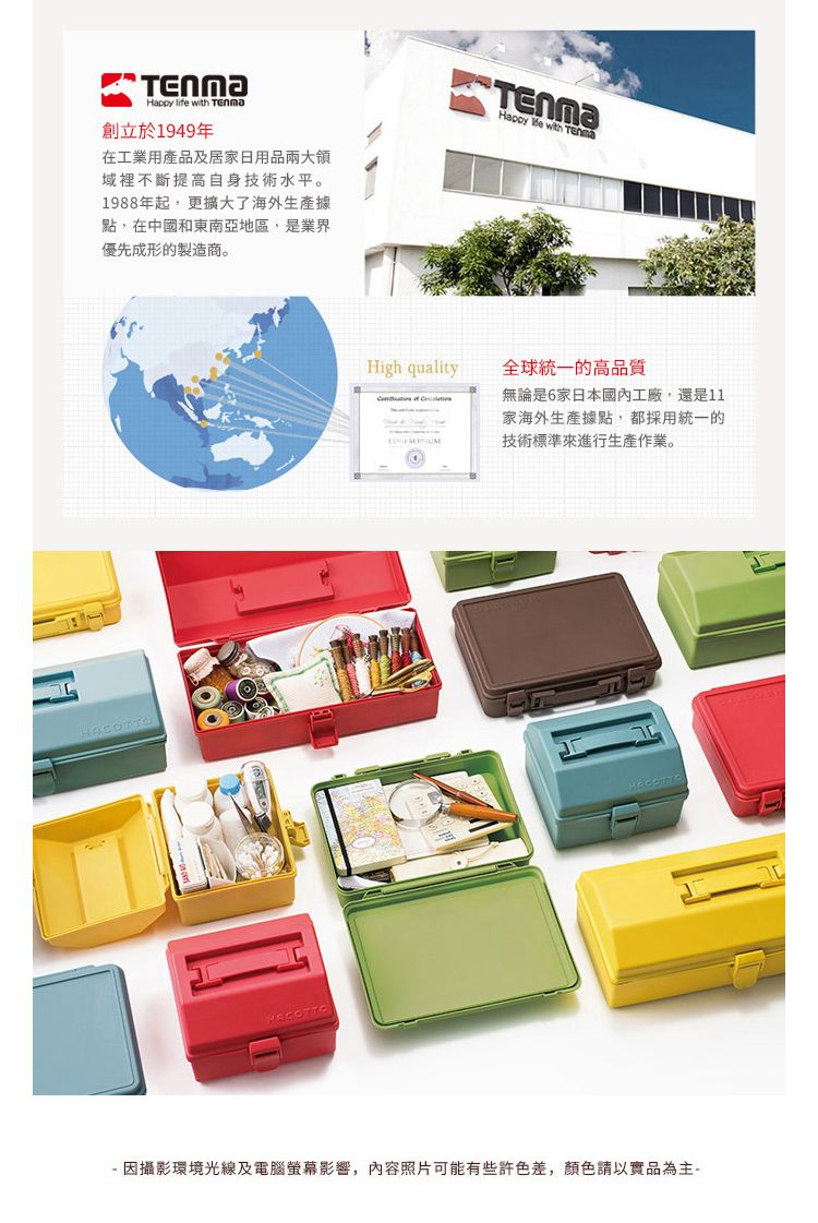 日本天馬HACOTTO 方形多功能PP手提式收納工具箱-4色可選- PChome