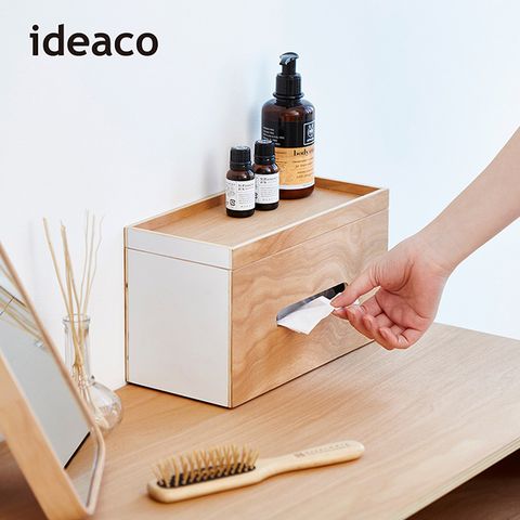 IDEACO 【日本 】原木紙巾面紙兩用盒