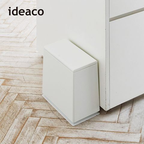 【日本 ideaco】方形廚房按壓式垃圾桶-8.5L