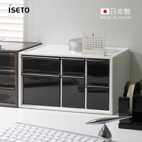 ISETO 【日本】日製桌上分類抽屜收納盒-L