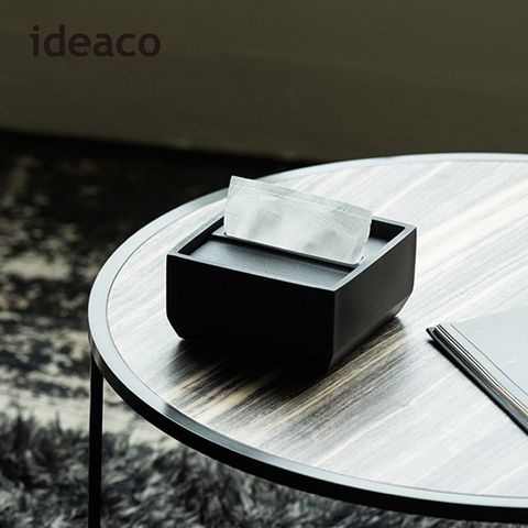 【日本 ideaco】方形下降式沉蓋砂岩餐巾紙盒